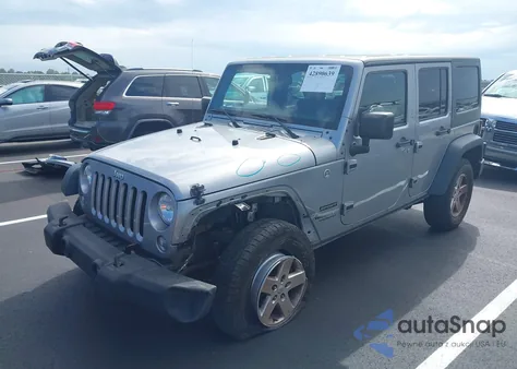 2016 Jeep Wrangler Unlimited Sport из США, поврежденный, VIN 1C4BJWDG8GL339386